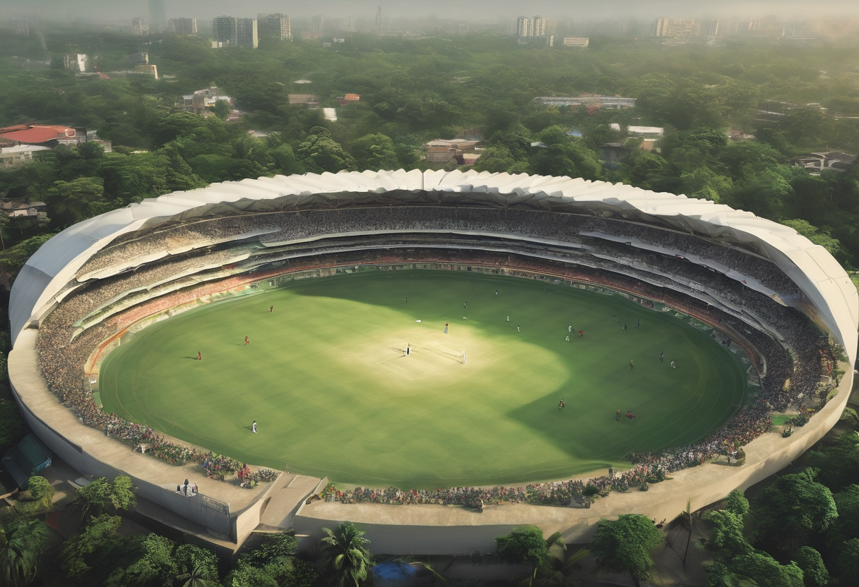 Exploring the Amenities at Cricket Grounds in Dhaka Village